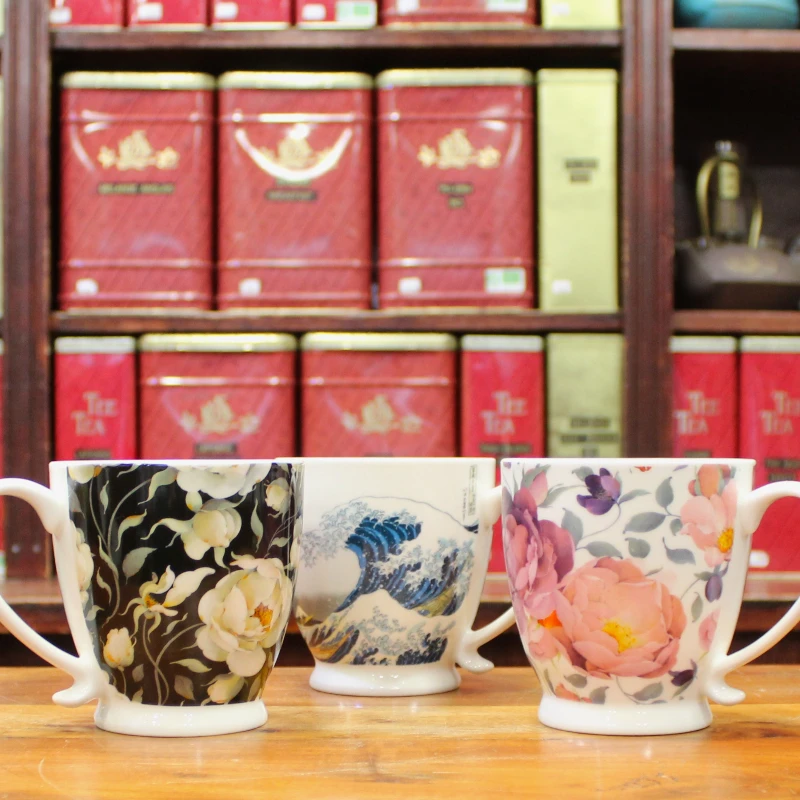 Mug Élégance Vague Hokusai - Compagnie Anglaise des Thés