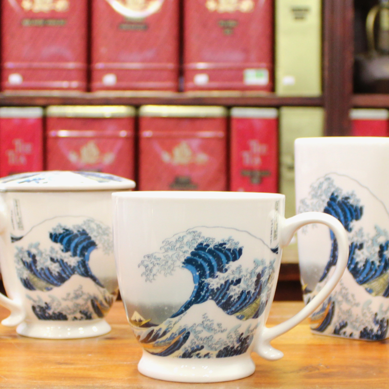 Mug Élégance Vague Hokusai - Compagnie Anglaise des Thés