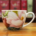 Coffret duo Mugs et Soucoupes Magnolias - Compagnie Anglaise des Thés