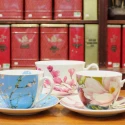 Petite tasse et Soucoupe Magnolia - Compagnie Anglaise des Thés