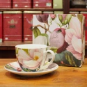 Petite tasse et Soucoupe Magnolia - Compagnie Anglaise des Thés