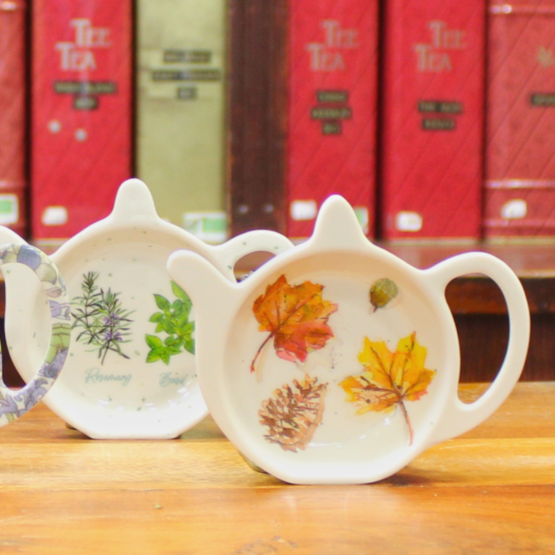 Soucoupe repose sachet Automne - Compagnie Anglaise des Thés