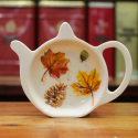 Soucoupe repose sachet Automne - Compagnie Anglaise des Thés