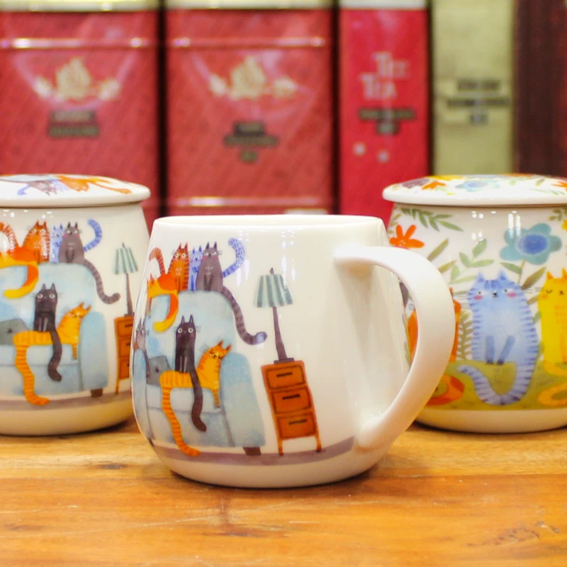 Mug Volupte Chats Canapé - Compagnie Anglaise des Thés