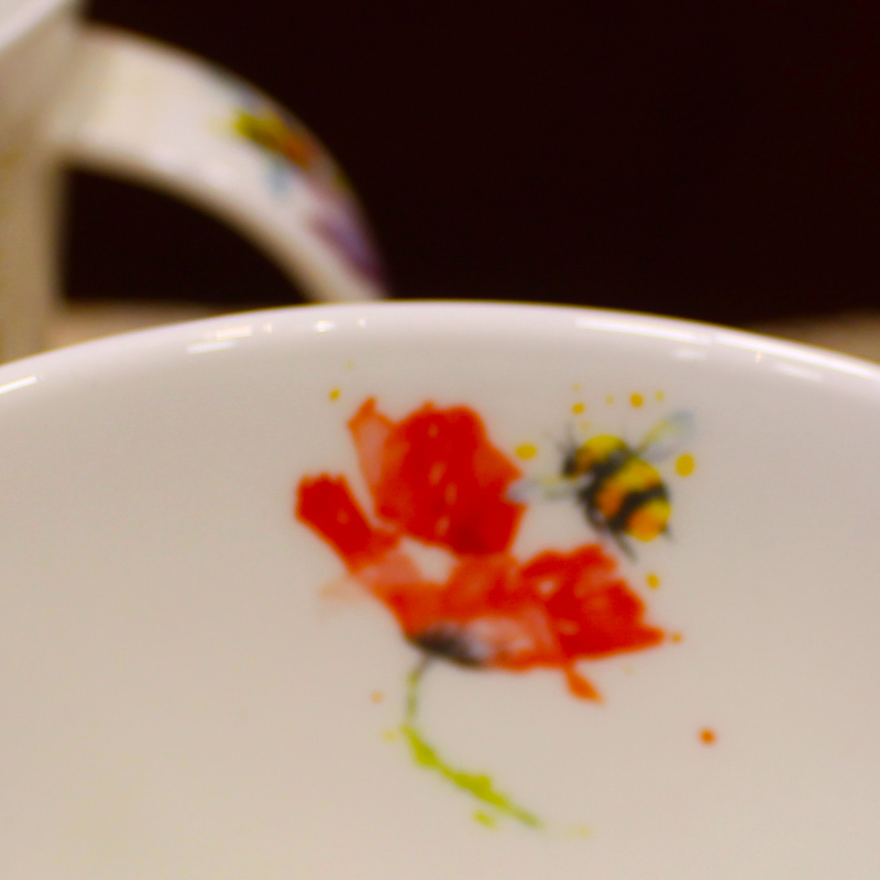 Mug Dunoon Champ de Coquelicot - Compagnie Anglaise des Thés