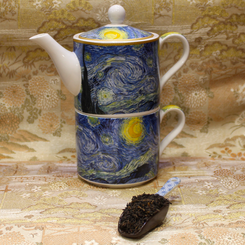 Théière Solitaire Starry Night Van Gogh - Compagnie Anglaise des Thés