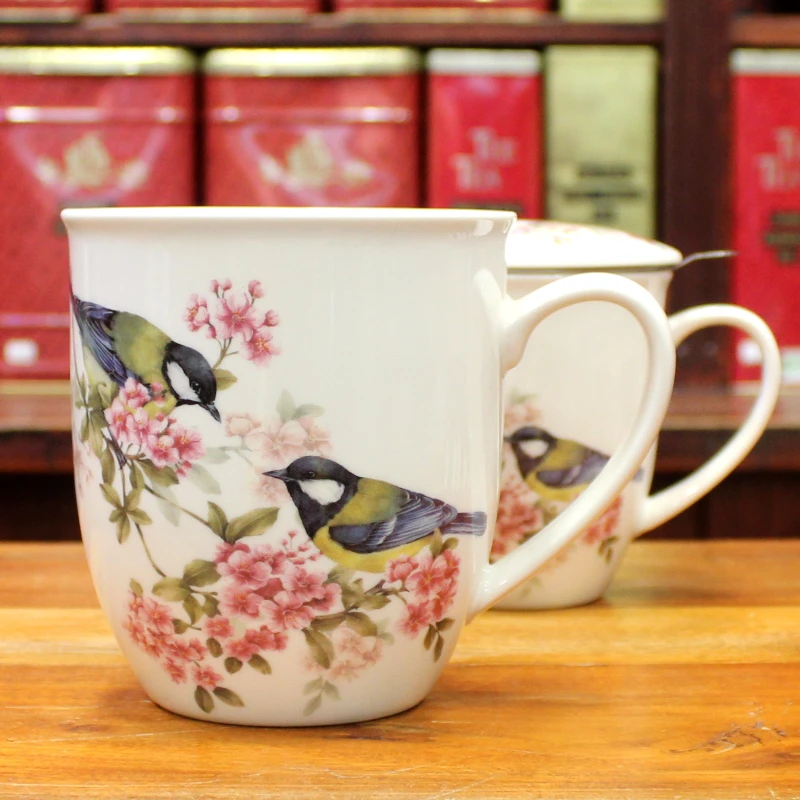 Grand Mug Mésange charbonnière - Compagnie Anglaise des Thés