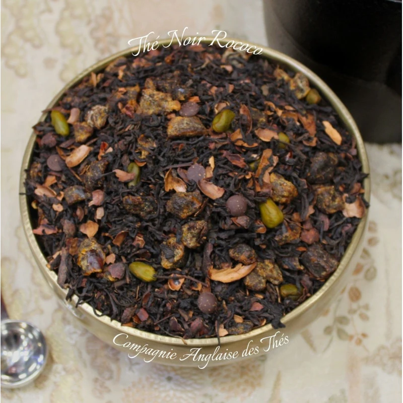 Thé noir ROCOCO - CACAO, PISTACHE - Compagnie Anglaise des Thés