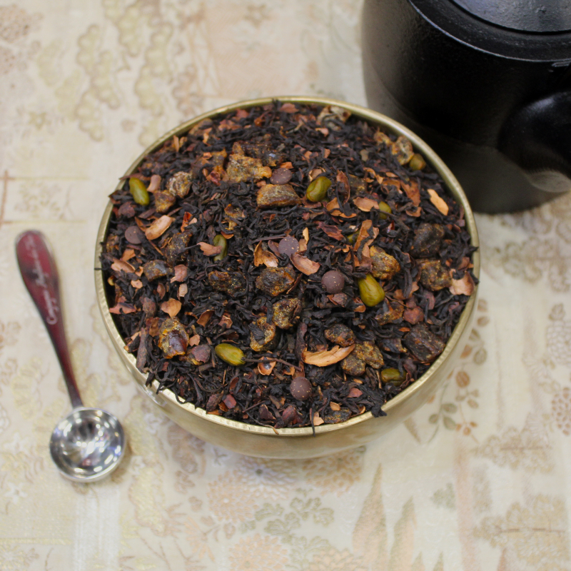 Thé noir ROCOCO - CACAO, PISTACHE - Compagnie Anglaise des Thés