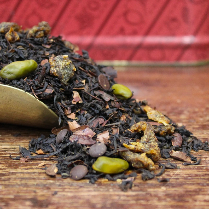 Thé noir ROCOCO - CACAO, PISTACHE - Compagnie Anglaise des Thés