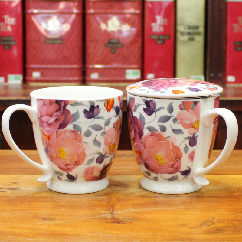 Mug Élégance Roses Anglaises - Compagnie Anglaise des Thés