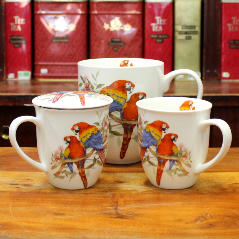 Mug Maxi Ara rouge - Compagnie Anglaise des Thés