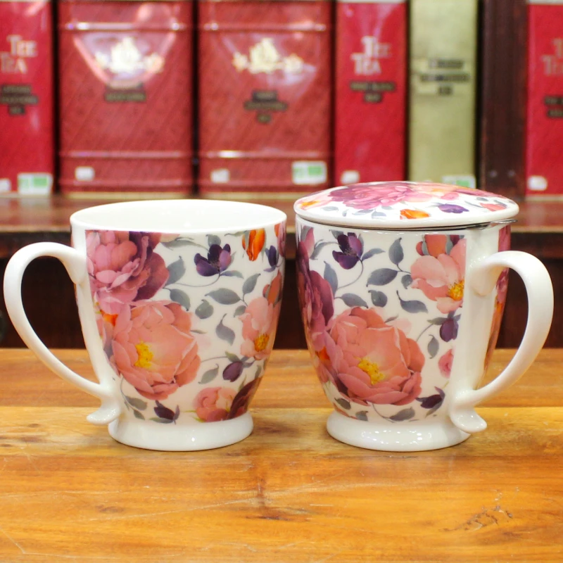 Tisanière Élégance Roses Anglaises - Compagnie des Anglaise des Thés