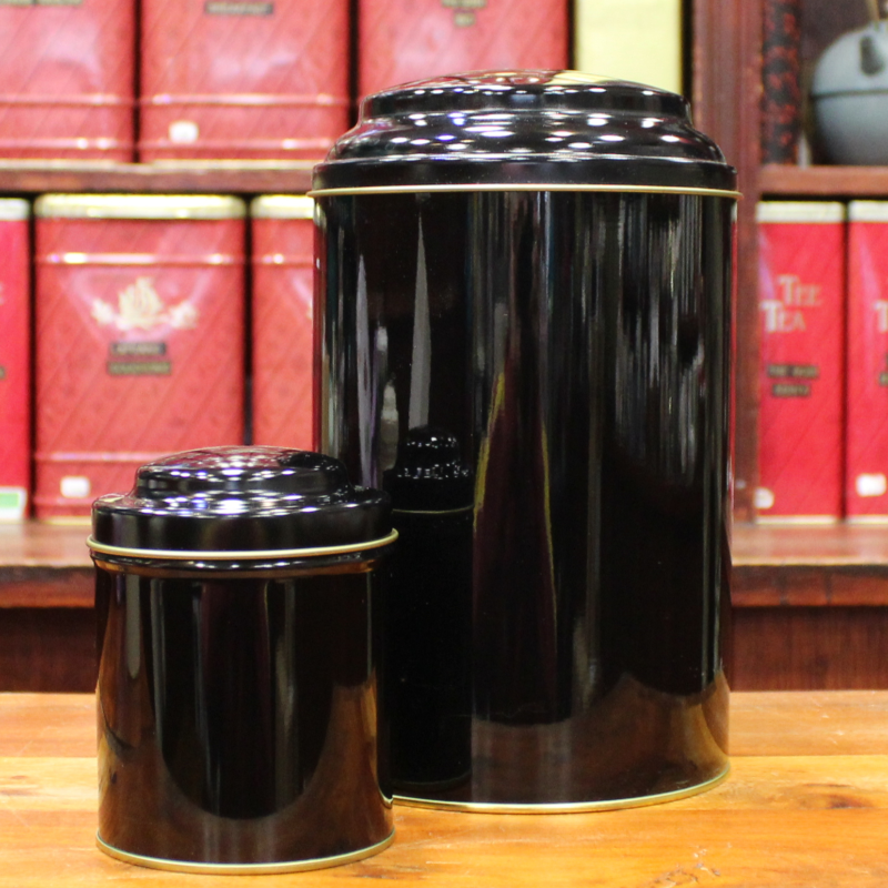 Boîte cylindrique Noire - Compagnie Anglaise des Thés