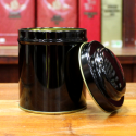 Boîte cylindrique Noire - Compagnie Anglaise des Thés