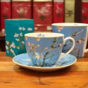 Coffret duo Mugs et Soucoupes Amandier en fleurs - Cie Anglaise des Thés