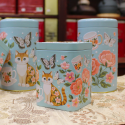 Boîte Chat et fleurs - Compagnie Anglaise des Thés