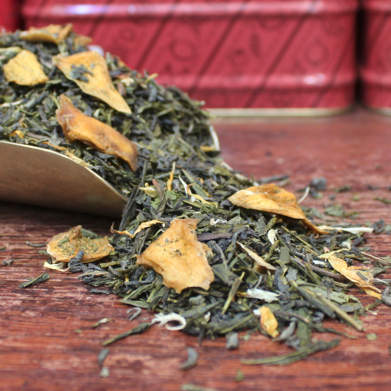 Thé vert CATIMINI - MANGUE, MIRABELLE, JASMIN - Cie Anglaise des Thés