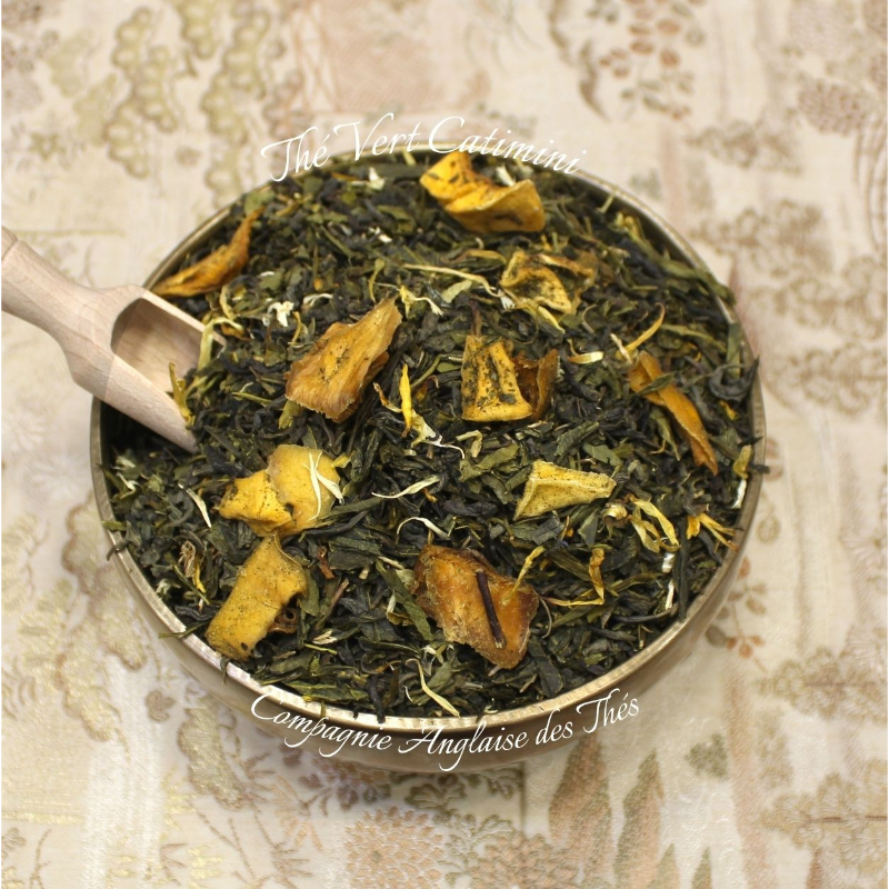 Thé vert CATIMINI - MANGUE, MIRABELLE, JASMIN - Cie Anglaise des Thés
