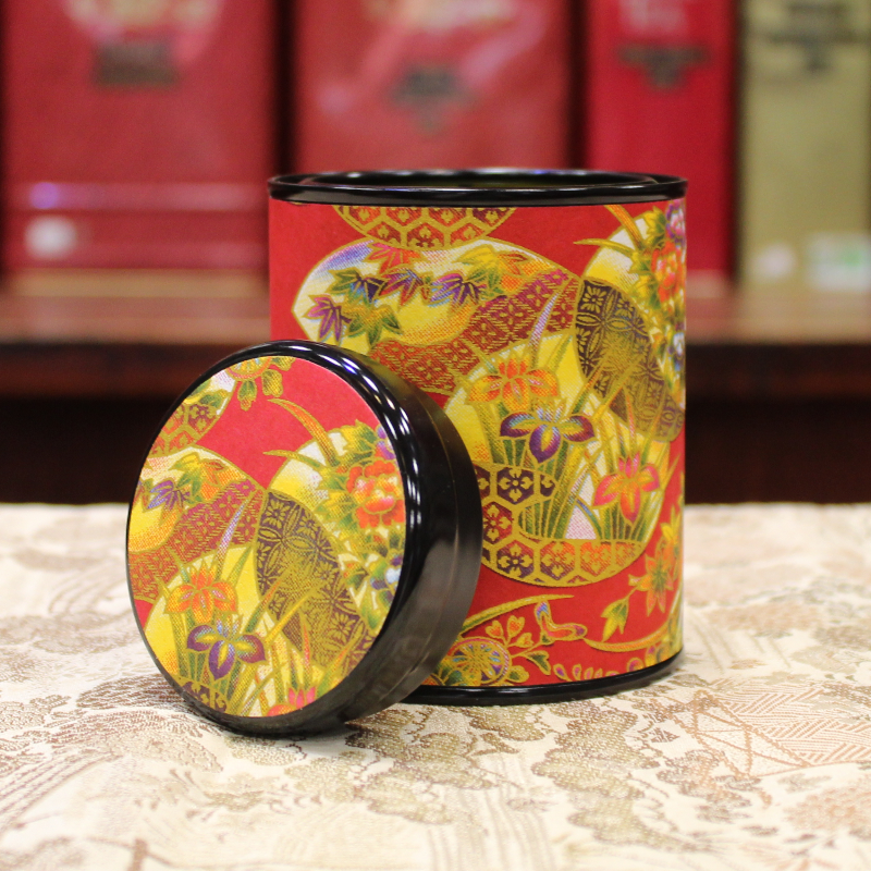 Boîte Japonaise rouge et dorée 80g - Compagnie Anglaise des Thés