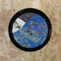 Boîte Japonaise Cylindrique Bleue - Compagnie Anglaise des Thés