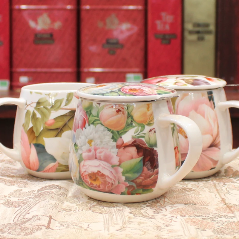 Tisanière Volupté Pivoines Cottage - Compagnie Anglaise des Thés