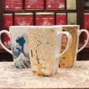 Grand Mug Carré Klimt Arbre de Vie Écru - Compagnie Anglaise des Thés