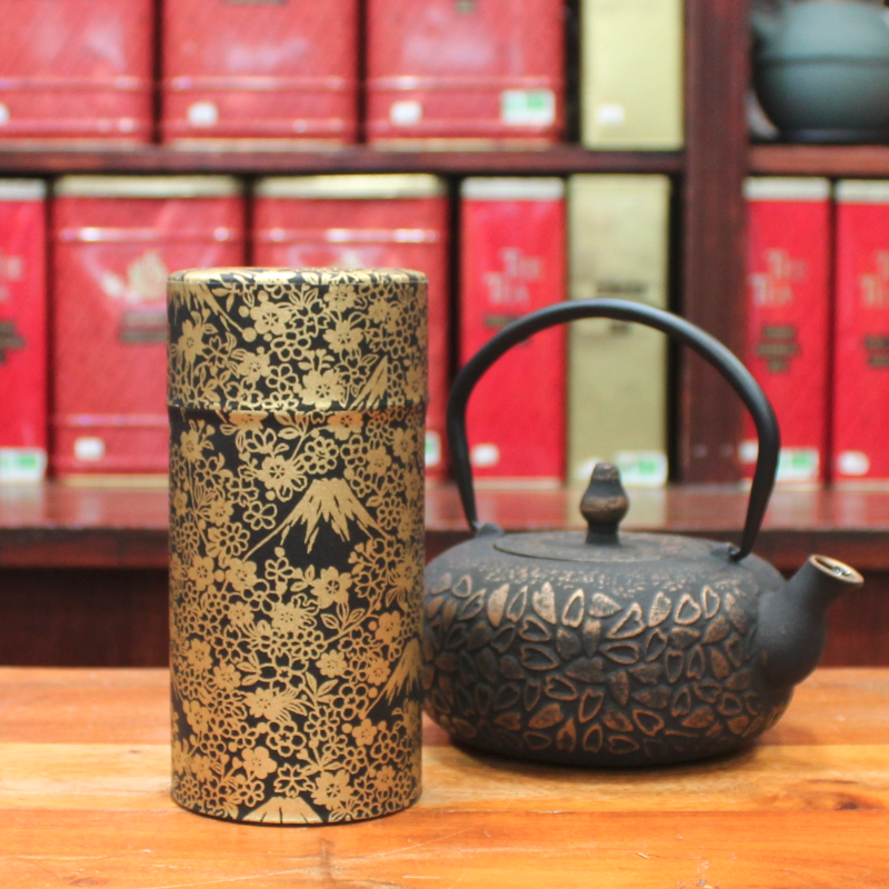 Boîte Japonaise Fuji Noir - Compagnie Anglaise des Thés