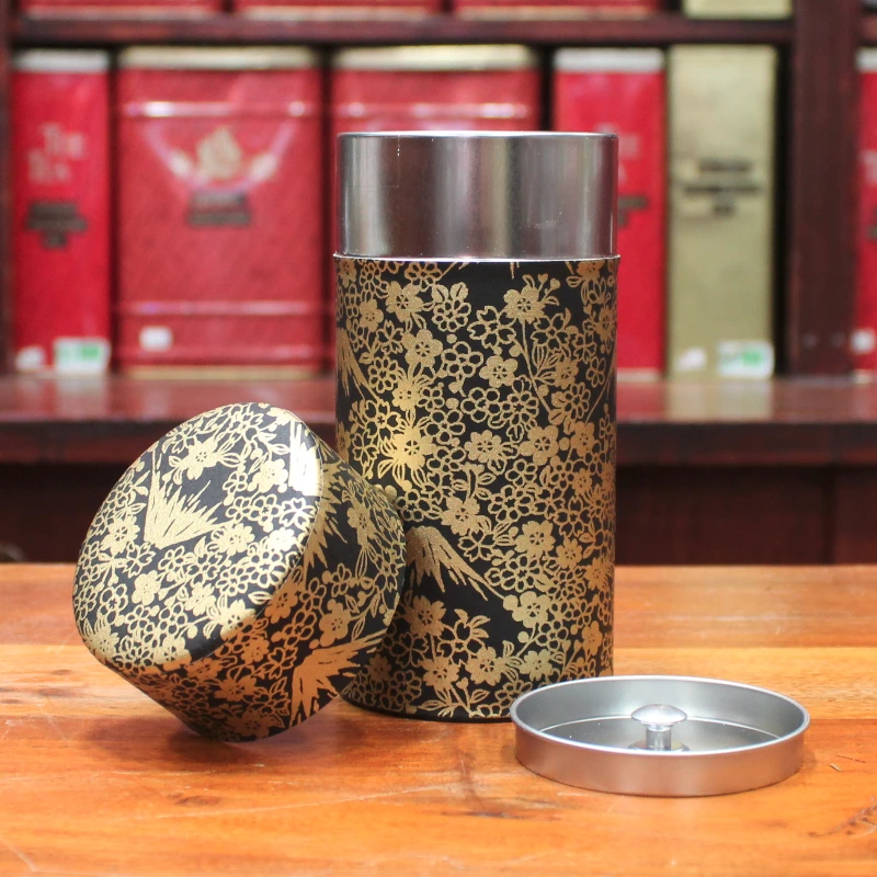 Boîte Japonaise Fuji Noir - Compagnie Anglaise des Thés