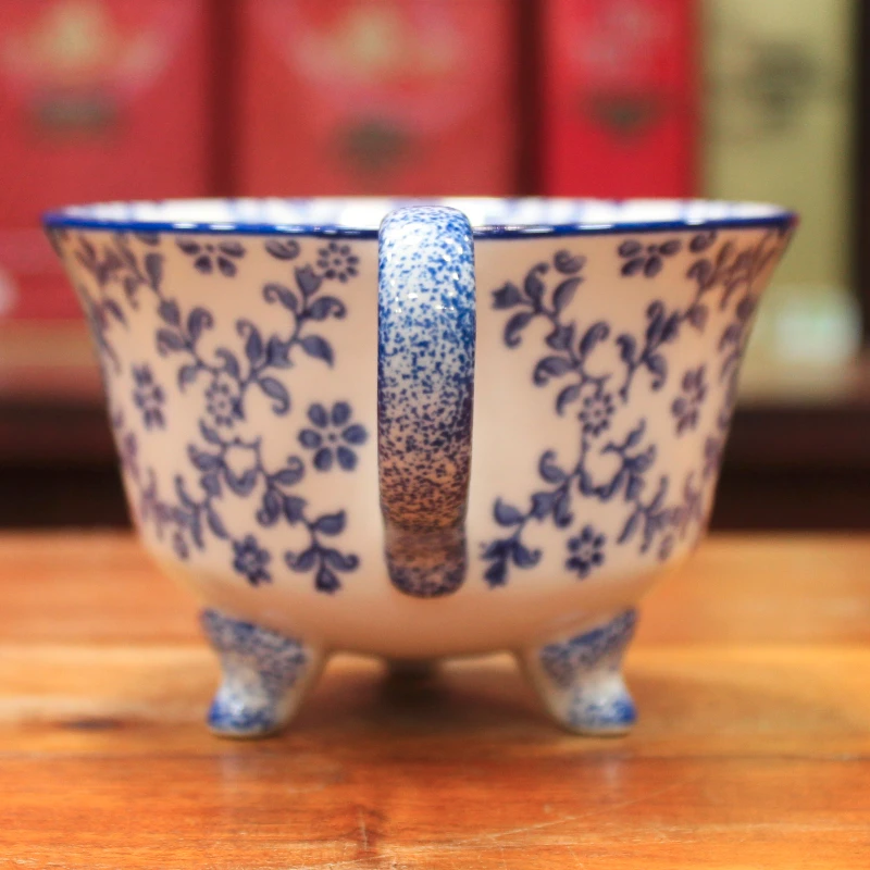 Mug à pieds Bleu - Compagnie Anglaise des Thés