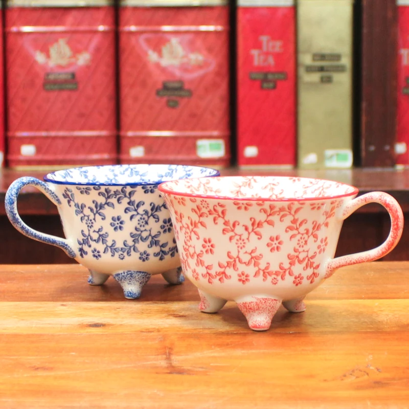 Mug à pieds Rouge - Compagnie Anglaise des Thés