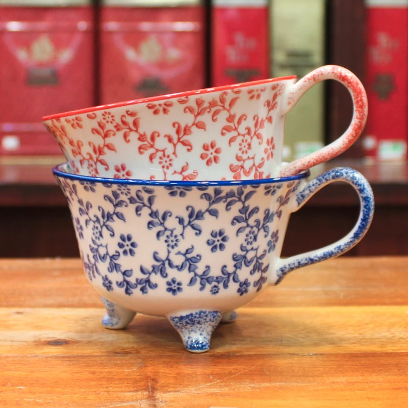 Mug à pieds Rouge - Compagnie Anglaise des Thés