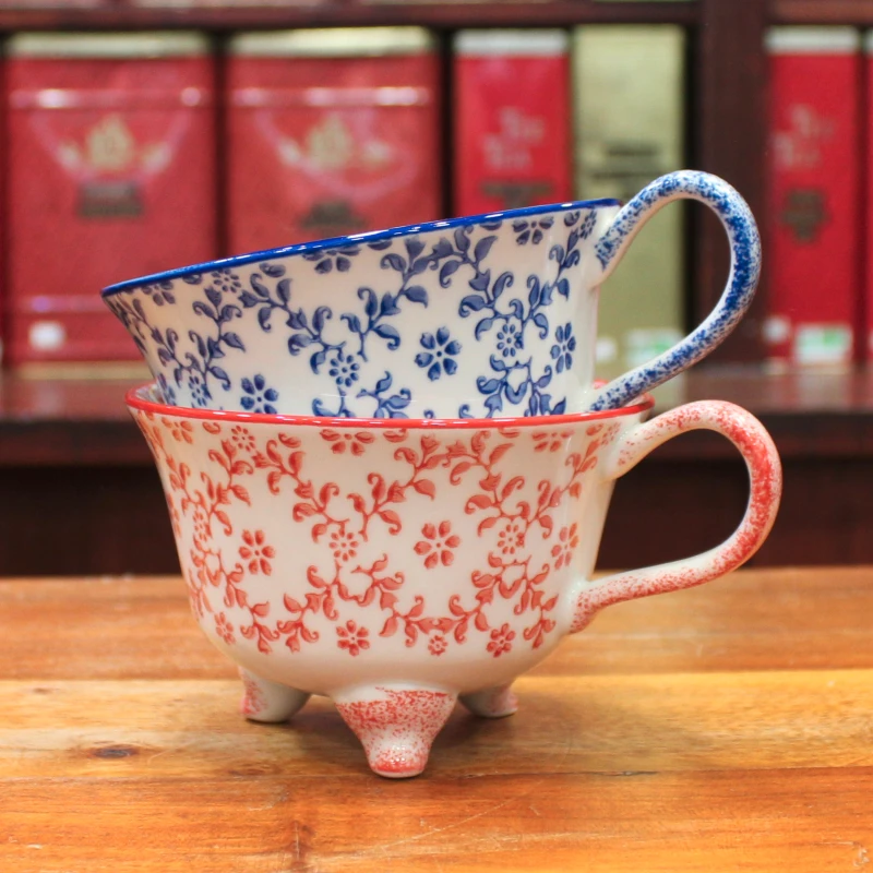 Mug à pieds Rouge - Compagnie Anglaise des Thés