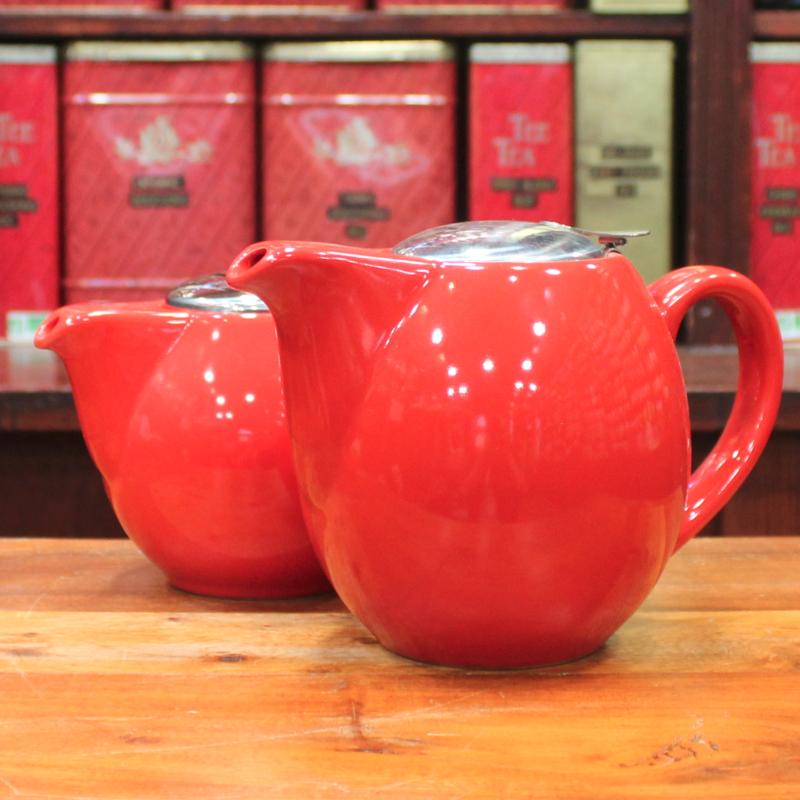 Théière Rouge Vif 0,9 L - Compagnie Anglaise des Thés