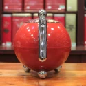Théière Ronde Rouge 1,2l - Compagnie Anglaise des Thés