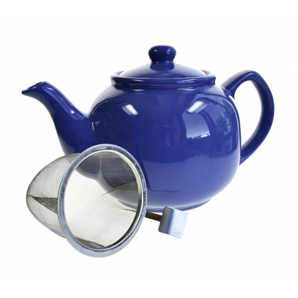 Théière Bleu Vif 1,2l - Compagnie Anglaise des Thés