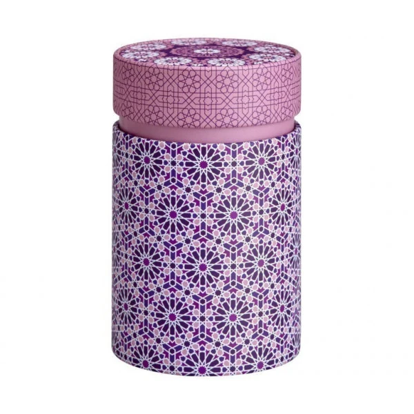 Boîte Cylindrique Andalouse rose - Compagnie Anglaise des Thés