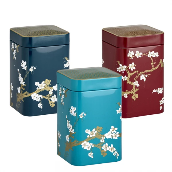 Boîte Cerisier Japonais Turquoise - Compagnie Anglaise des Thés