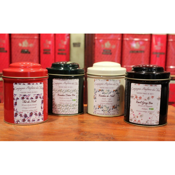 Thé ORANGE, CANNELLE - Boîte de thé noir CHRISTMAS