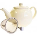 Théière Blanc Crème 1,2l - Compagnie Anglaise des Thés