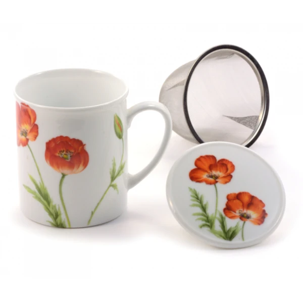 Tisanière Coquelicot - Compagnie Anglaise des Thés