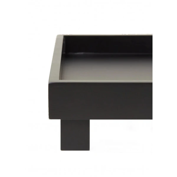 Plateau bambou noir avec pieds OBJETS AUTOUR DU THÉ- 2