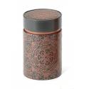 Boîte Cylindrique Rosace grise - Compagnie Anglaise des Thés