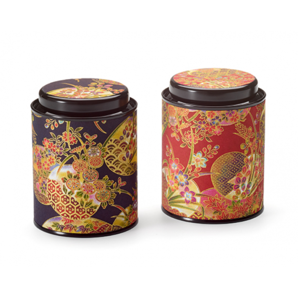 Boîte Japonaise rouge et dorée 80g - Compagnie Anglaise des Thés