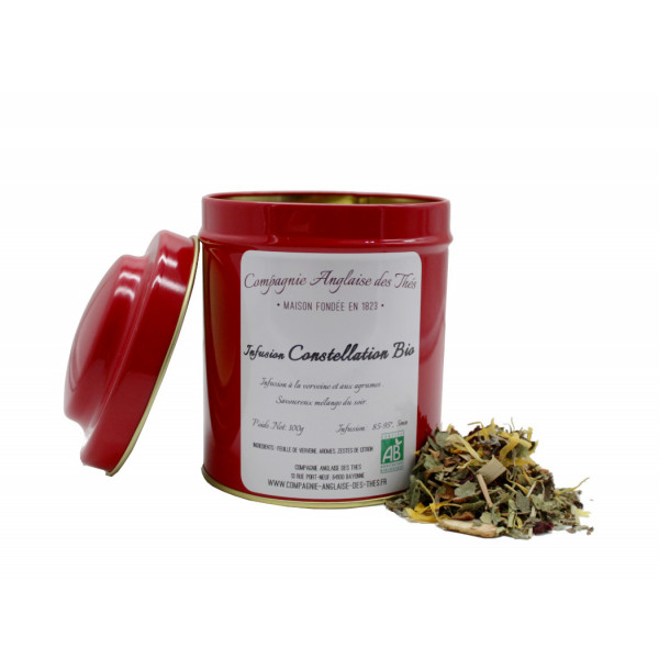 Infusion CONSTELLATION BIO- Verveine, Citron en boîte - Compagnie Anglaise des Thés
