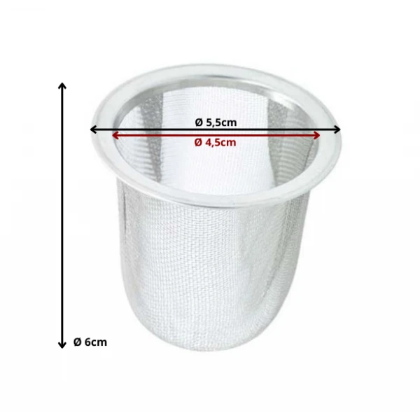 Petit filtre métal Ø 4,5cm ACCESSOIRES POUR LE THÉ- 2