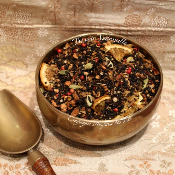 Thé POMME, MANDARINE, ÉPICES - Thé noir VADROUILLE - Cie Anglaise des Thés