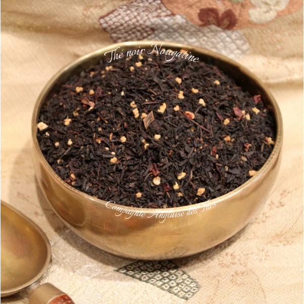 Thé CACAO, NOISETTE, VANILLE CARAMEL - Thé noir NOUGATINE - Cie Anglaise des Thés
