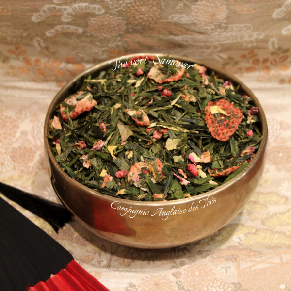 Thé vert SAMOVAR - FRAISE, FRAMBOISE - Compagnie Anglaise des Thés