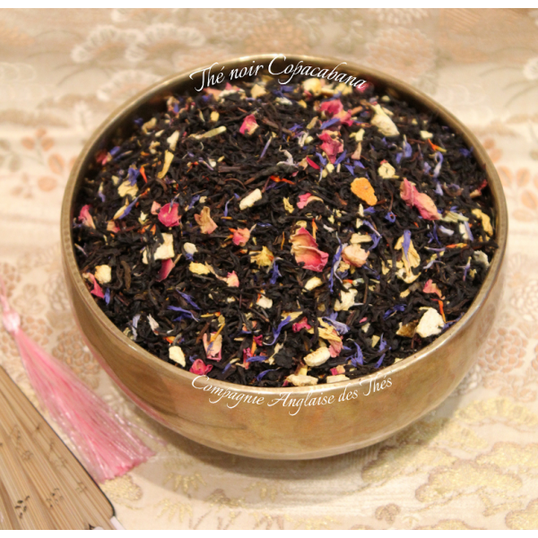 Thé MANGUE ORANGE SANGUINE - Thé noir COPACABANA  - Cie Anglaise des Thés